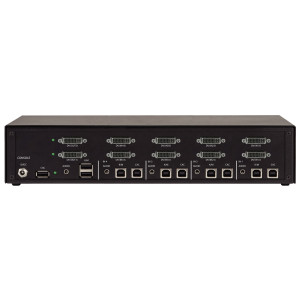 Black Box KVS4-2004DX Secure KVM Switch, 4-Port, Dual Monitor, DVI-I, CAC